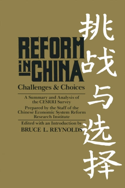 Book cover of: Reform in China. By: Bruce Lloyd Reynolds