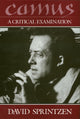 Book cover of: Camus. By: David Sprintzen