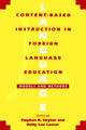 Book cover of: Content-Based Instruction in Foreign Language Education
