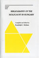 Book cover of: Bibliography of the Holocaust in Hungary