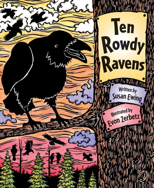 Book cover of: Ten Rowdy Ravens. By: Susan Ewing