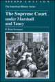 Book cover of: Supreme Court under Marshall and Taney. By: R. Kent Newmyer