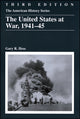 Book cover of: United States at War, 1941 - 1945. By: Gary R. Hess