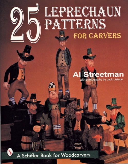 Book cover of: 25 Leprechaun Patterns for Carvers