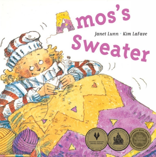 Book cover of: Amos's Sweater. By: Janet Lunn