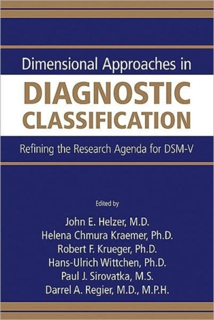 Book cover of: Dimensional Approaches in Diagnostic Classification