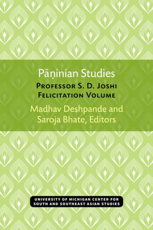 Paninian Studies