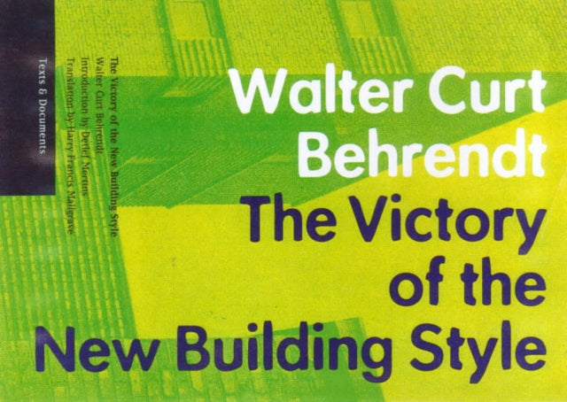 Book cover of: Victory of the New Building Style
