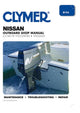 Book cover of: Nissan 2.5-140 HP 2-Stroke Outboards (1992-2000) Service Repair Manual. By: Clymer Publications