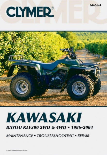 Book cover of: Kawasaki Bayou KLF300 2WD (1986-2004) & 4WD (1989-2004) Service Repair Manual. By: Primedia Business Directories & Books