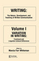 Book cover of: Writing. By: Marcia Farr Whiteman