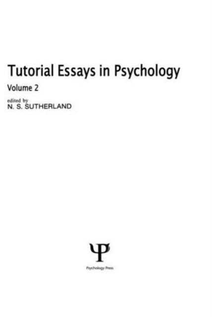 Book cover of: Tutorial Essays in Psychology. By: N. S. Sutherland