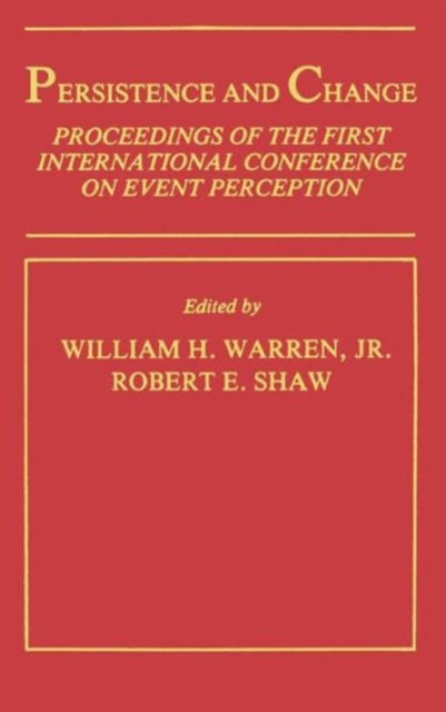 Book cover of: Persistence and Change