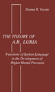 Book cover of: theory of A.r. Luria. By: Donna R. Vocate