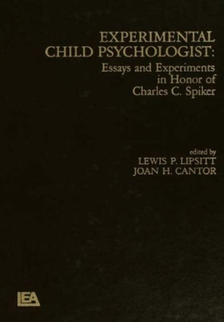 Book cover of: Experimental Child Psychologist