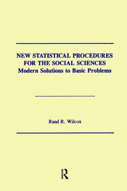 Book cover of: New Statistical Procedures for the Social Sciences