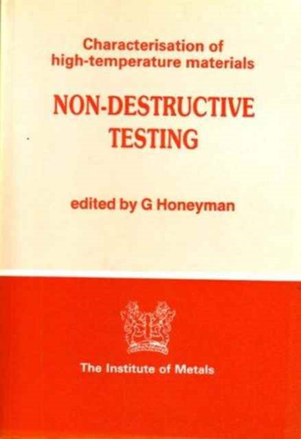 Book cover of: Non-Destructive Testing. By: M. McLean