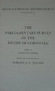 Book cover of: Parliamentary Survey of the Duchy of Cornwall, Part I. By: N. J. G. Pounds