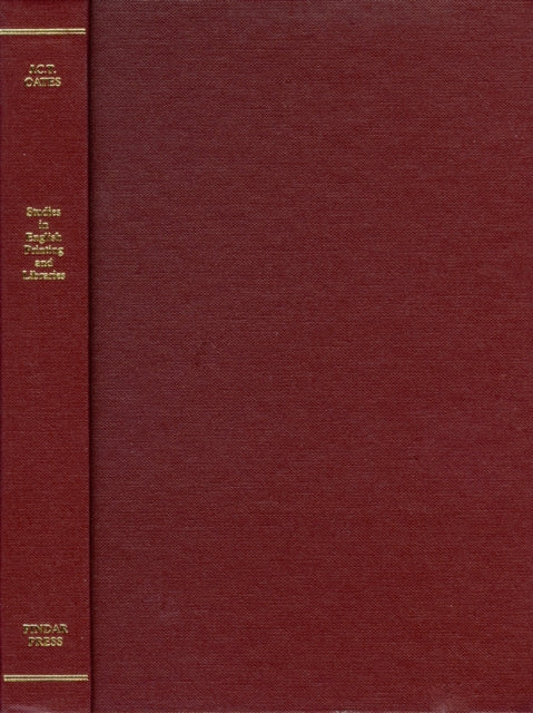 Book cover of: Studies in English Printing and Libraries