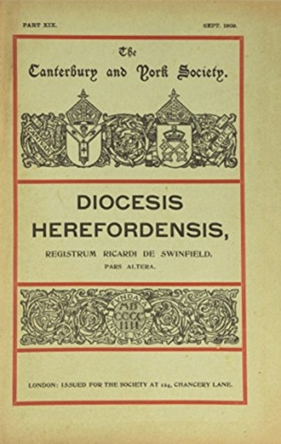 Book cover of: Registrum Ricardi de Swinfield. By: W.W. Capes
