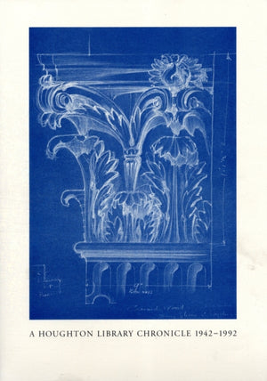 A Houghton Library Chronicle, 1942–1992