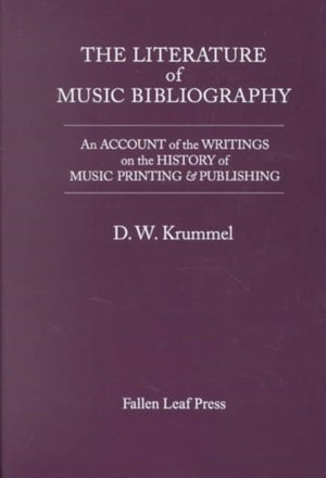 The Literature of Music Bibliography