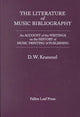 Book cover of: Literature of Music Bibliography