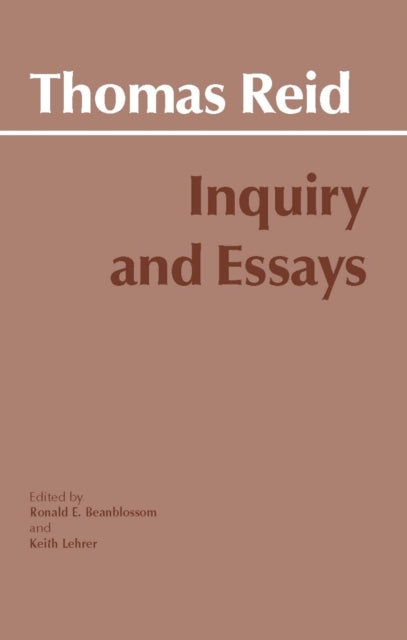 Book cover of: Inquiry and Essays