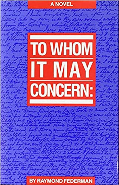 Book cover of: To Whom It May Concern