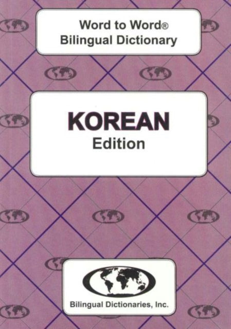 Inglise-korea ja korea-inglise sõnasõnaline sõnaraamat