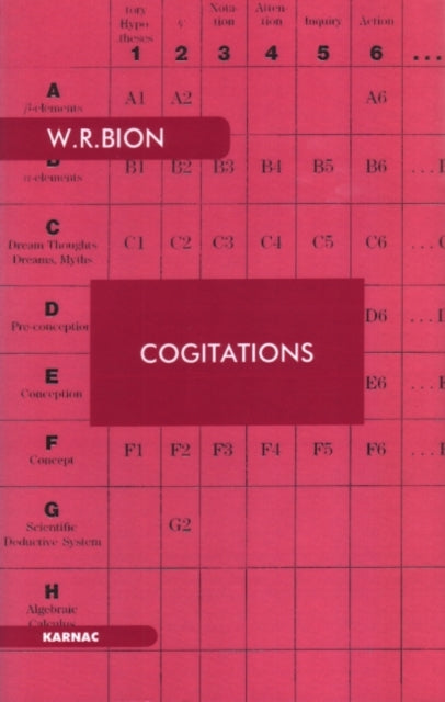Book cover of: Cogitations