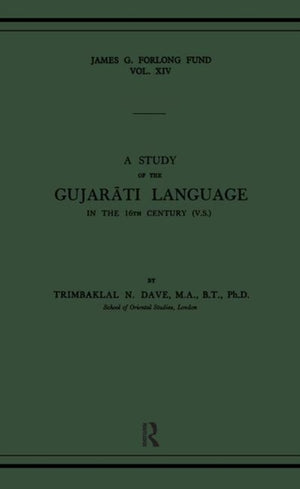 Study of the Gujarati Language in the XVth Century