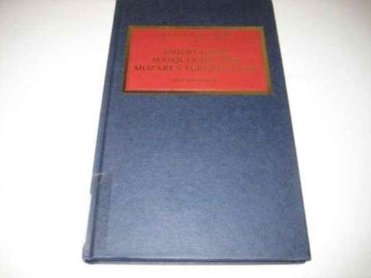 Book cover of: Orientalism, Masquerade and Mozart's Turkish Music. By: Matthew Head