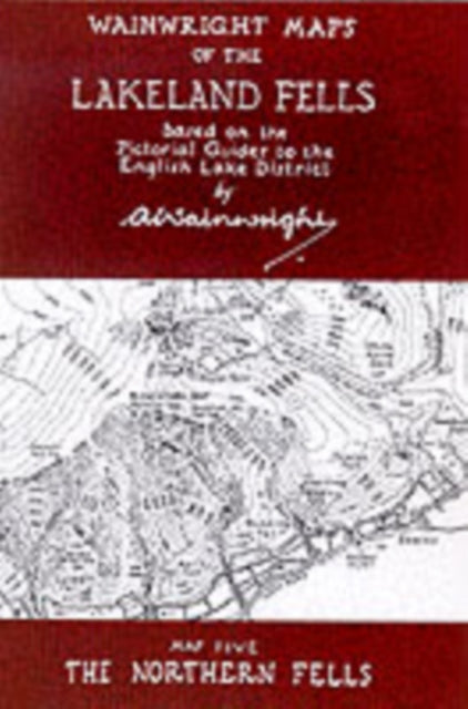 Book cover of: Wainwright Maps of the Lakeland Fells