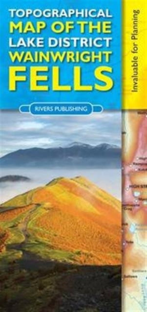 Book cover of: Topographical Map of the Lake District Wainwright Fells