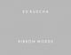 Book cover of: Ed Ruscha: Ribbon Words. By: Dieter Buchhart