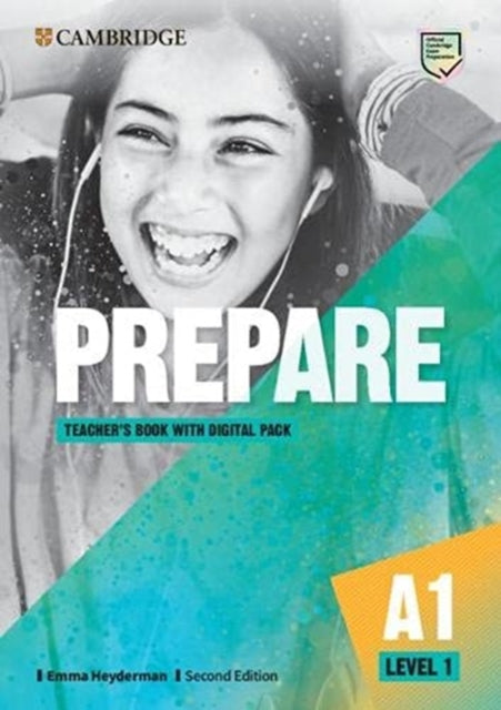 Book cover of: Prepare Level 1 Teacher's Book with Digital Pack. By: Joanna Kosta