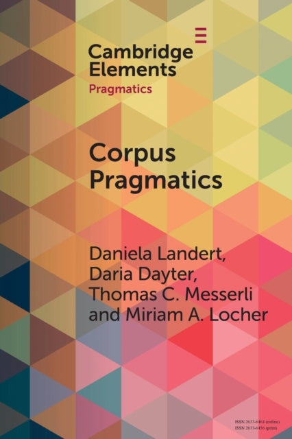 Book cover of: Corpus Pragmatics
