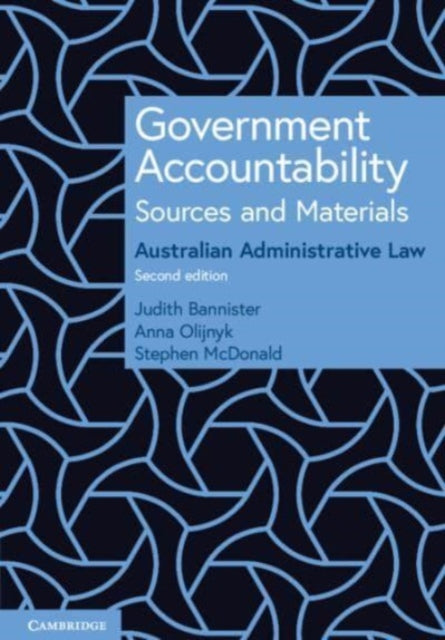 Book cover of: Government Accountability Sources and Materials. By: Judith Bannister
