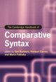 Book cover of: Cambridge Handbook of Comparative Syntax. By: Sjef Barbiers