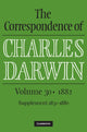 Book cover of: Correspondence of Charles Darwin: Volume 30, 1882. By: Charles Darwin