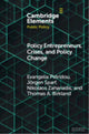 Book cover of: Policy Entrepreneurs, Crises, and Policy Change. By: Evangelia Petridou