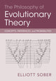 Book cover of: Philosophy of Evolutionary Theory. By: Elliott Sober