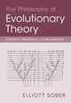 Book cover of: Philosophy of Evolutionary Theory. By: Elliott Sober