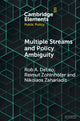 Book cover of: Multiple Streams and Policy Ambiguity. By: Rob A. DeLeo