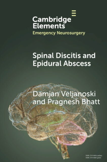 Book cover of: Spinal Discitis and Epidural Abscess. By: Damjan Veljanoski