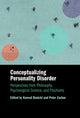 Book cover of: Conceptualizing Personality Disorder. By: Konrad Banicki
