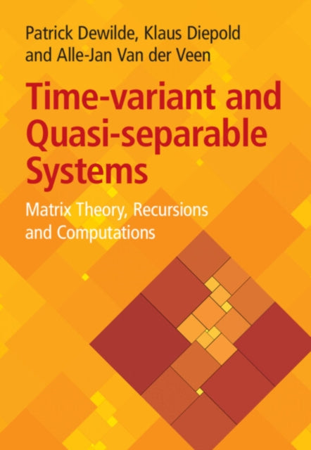 Book cover of: Time-Variant and Quasi-separable Systems
