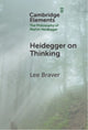 Book cover of: Heidegger on Thinking. By: Lee Braver