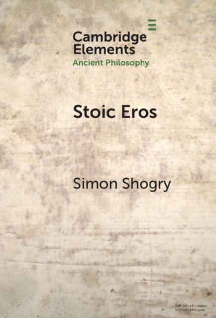 Book cover of: Stoic Eros. By: Simon Shogry